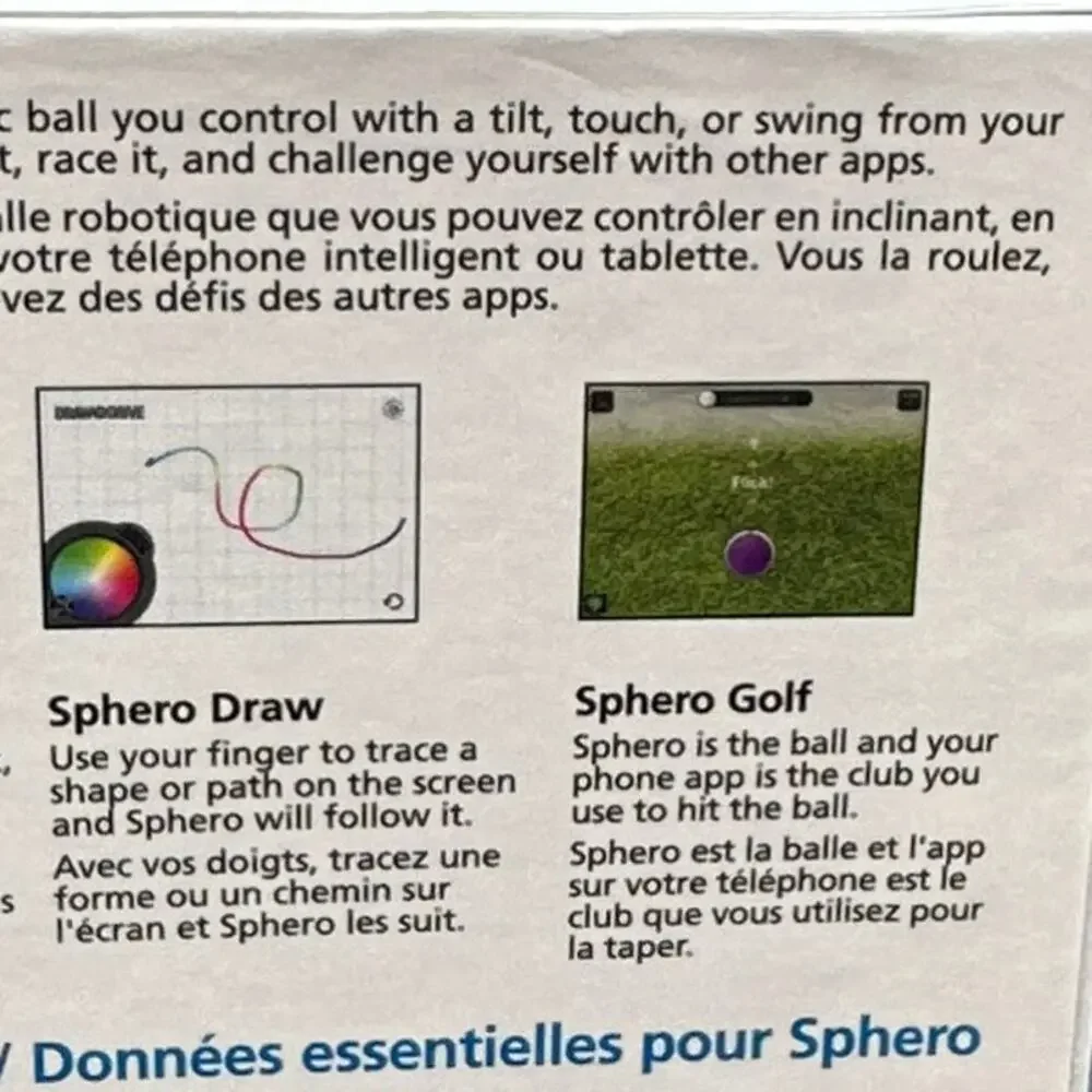 Sphero Robotic Ball App Controlled Bluetooth Smart Toy iOS Android LED Orbotix